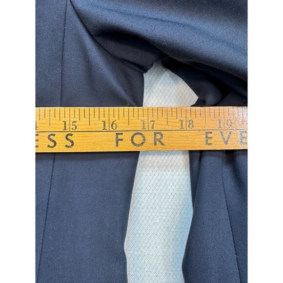 Ann Taylor Womens Blazer Size 0 Dark Navy Preppy Office Wear - Picture 6 of 9